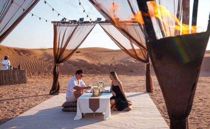 Evening desert safari