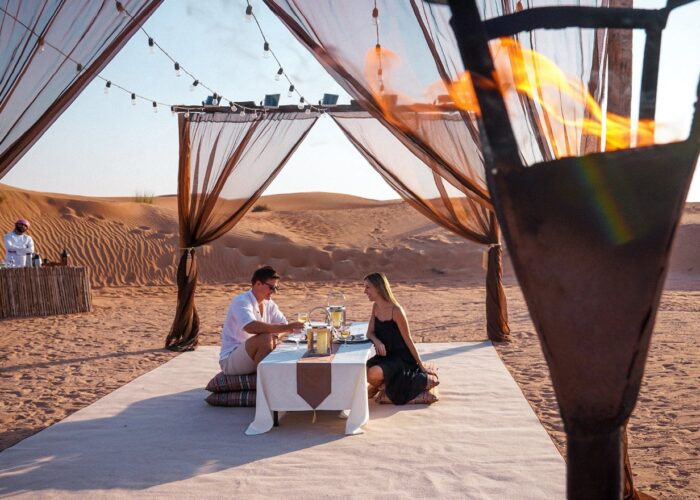 Evening desert safari