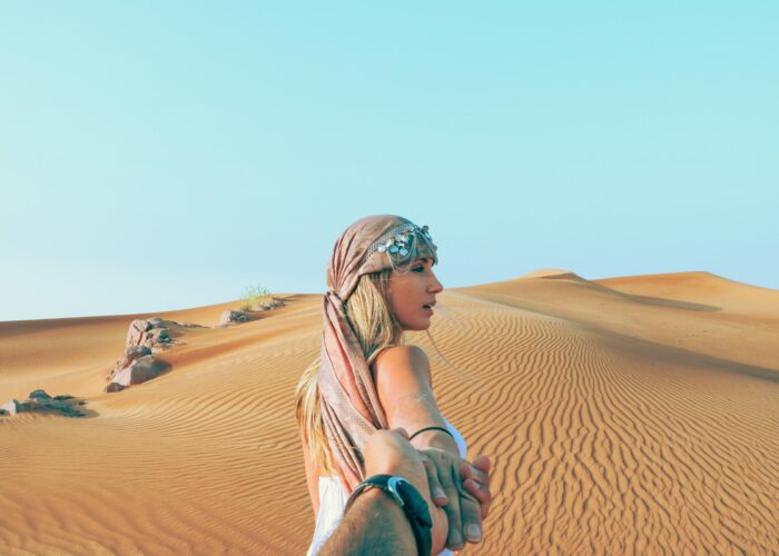 Morning desert safari